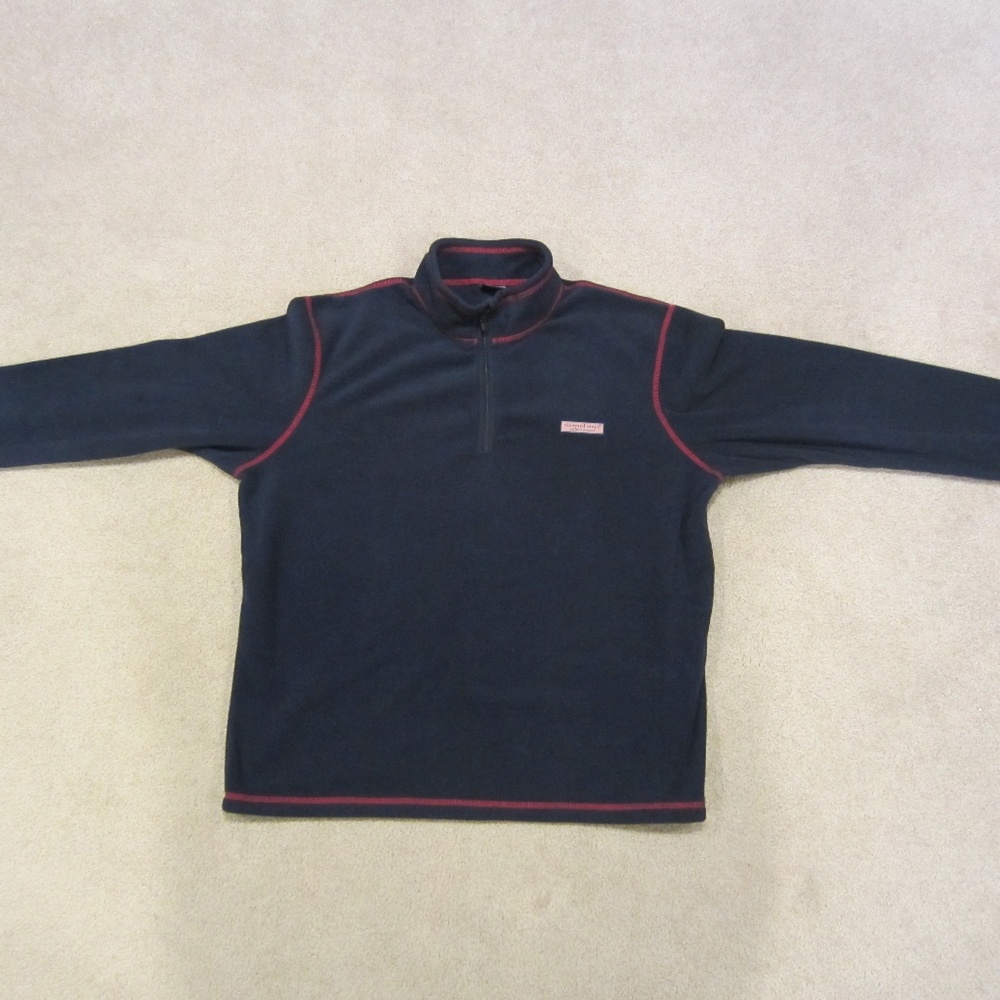Vineyard Vines 1/4 Zip Fleece Pull Over Men's XL